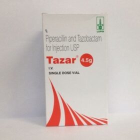 Piperacillin 4000mg + Tazobactum 500mg Tazar Injection