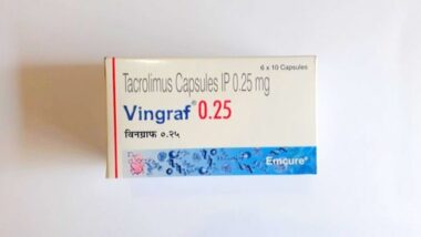 Tacrolimus 0.25mg Vingraf Tablet