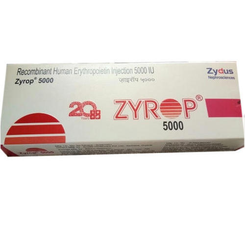 Recombinant Human Erythropoietin Alfa 5000IU Zyrop Injection