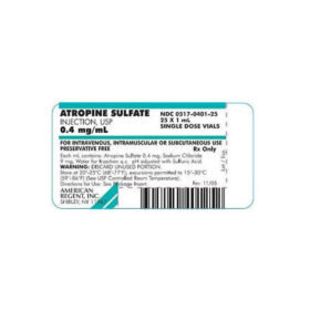 Atropine 0.6mg Atropine Sulphate Injection