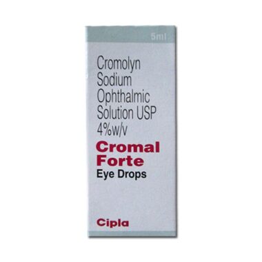 Sodium Cromoglycate 4% w/v Cromal Forte Eye Drop