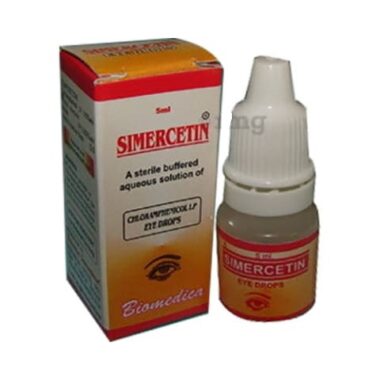 Chloramphenicol 0.5% w/v Simercetin Eye Drop