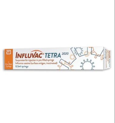Inactivated influenza vaccine 0.5ml Influvac Tetra Vaccine