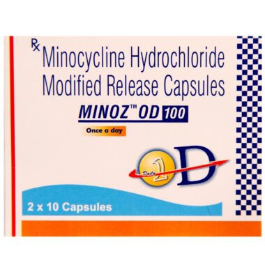 Minocycline 100mg Minoz OD Capsule MR  