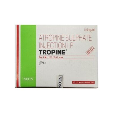 Atropine 0.6mg Tropine Injection