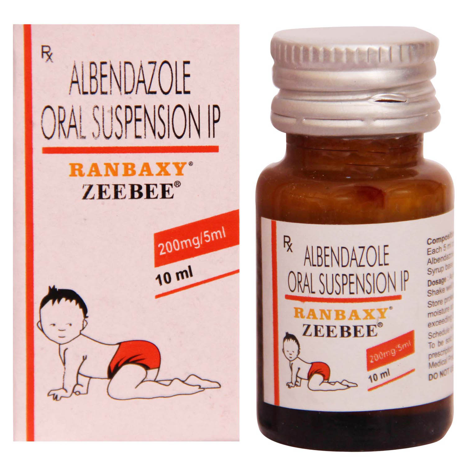 Albendazole 200 mg Zeebee Suspension