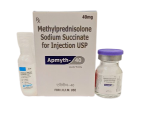 Methylprednisolone Injection 40 mg-Apmyth | Pharmaceutical Exporter