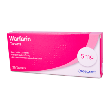 Warfarin 5mg tablet | Exporter | Supplier | Wholesaler