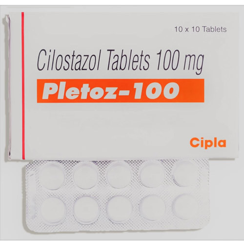 Cilostazol 100 MG Tablet Pletoz