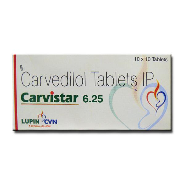 Carvistar 6.25mg tablet