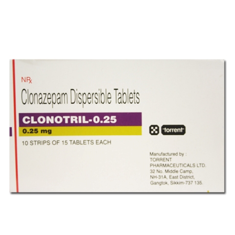 Clonotril 0.25mg tablet