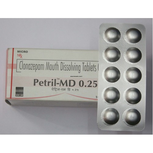 Petril MD 0.25mg Tablet