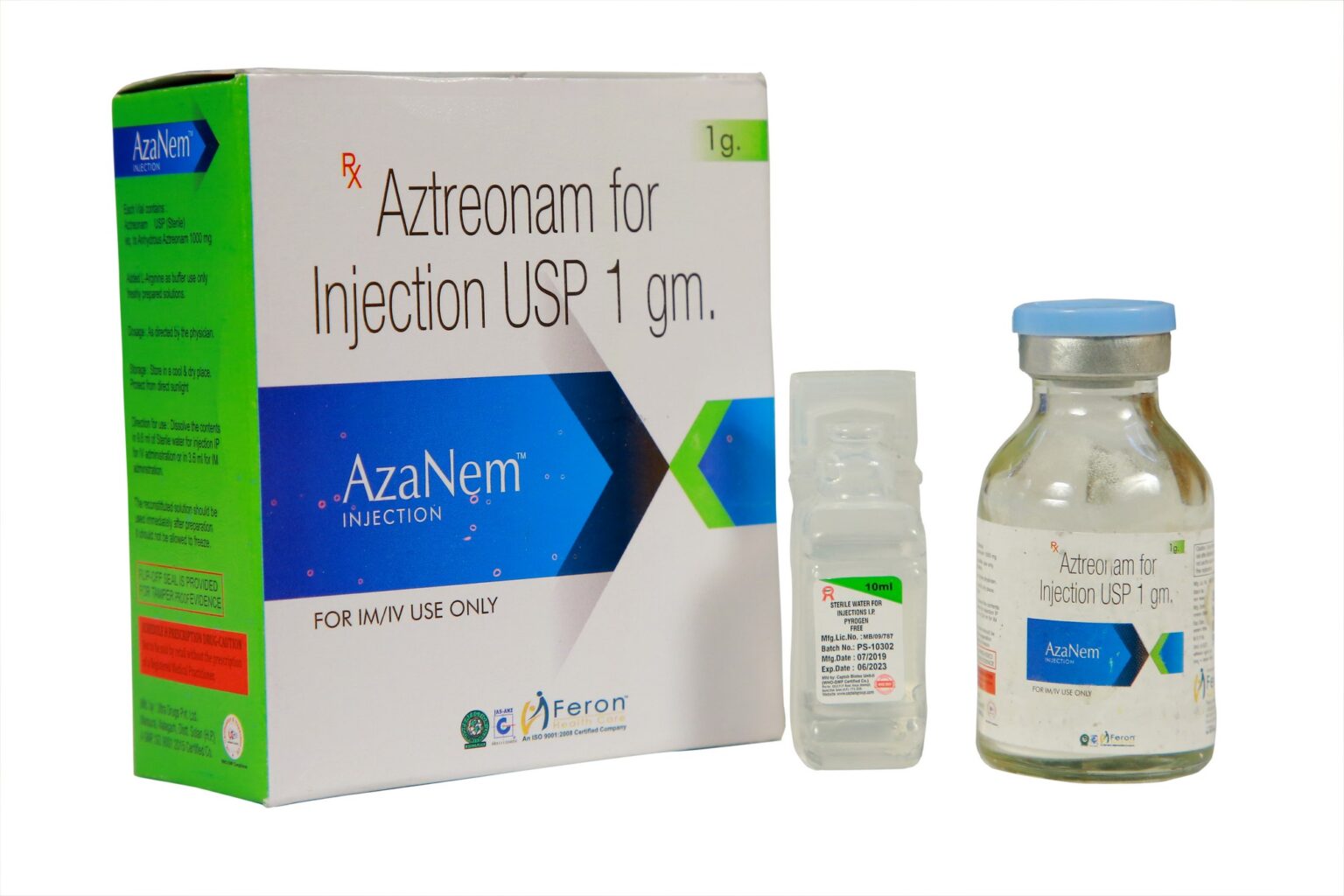 Aztreonam 1000mg M Care Exports Pharmaceutical Exporters