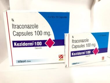 Keziderm 100mg caps