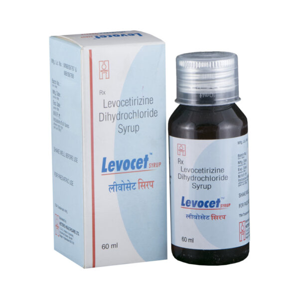 Levocetirizine 60ml Syrup Levocet Mcare exports Pharma exporter