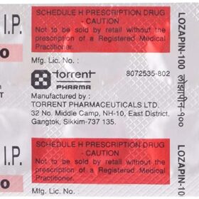 Clozapine 100mg Tablet