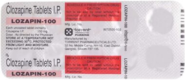 Clozapine 100mg Tablet