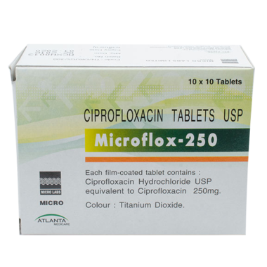 Microflox 250mg tab