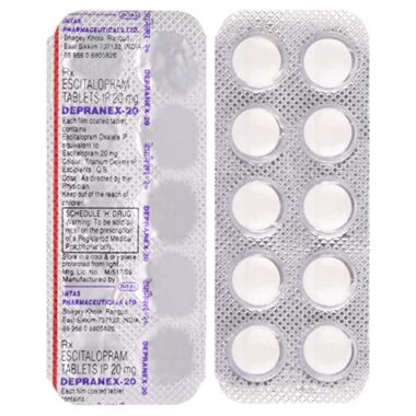 Escitalopram  Tablet 20mg 