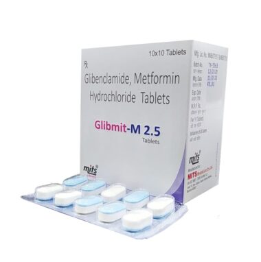 glibmit m 2.5mg tab