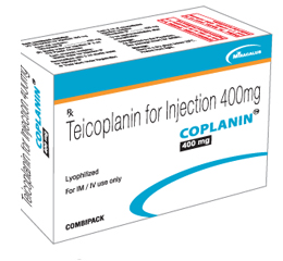 Teicoplanin 400mg Injection Coplanin