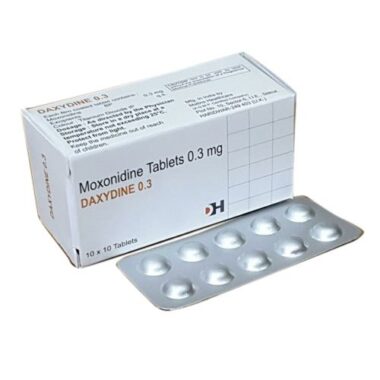 Moxonidine 0.3mg Tablet Daxydin