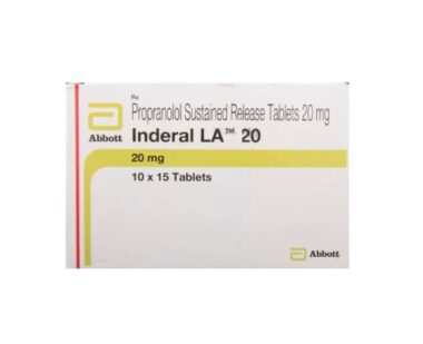 Inderal LA 20mg tablet