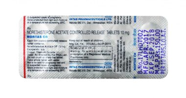 Nortas cr 10mg tablet