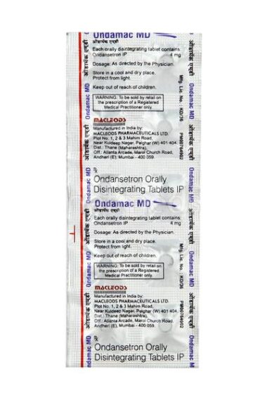 Ondamac MD 4mg tab