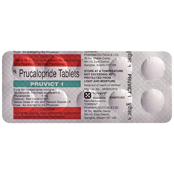 Pruvict 1mg tablet