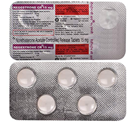 Norethisterone CR15mg Tablet