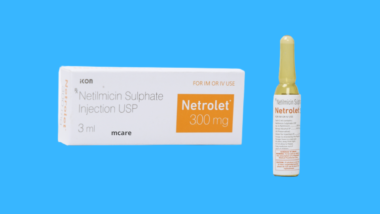 Netilmicin 300mg Injection Netrolet