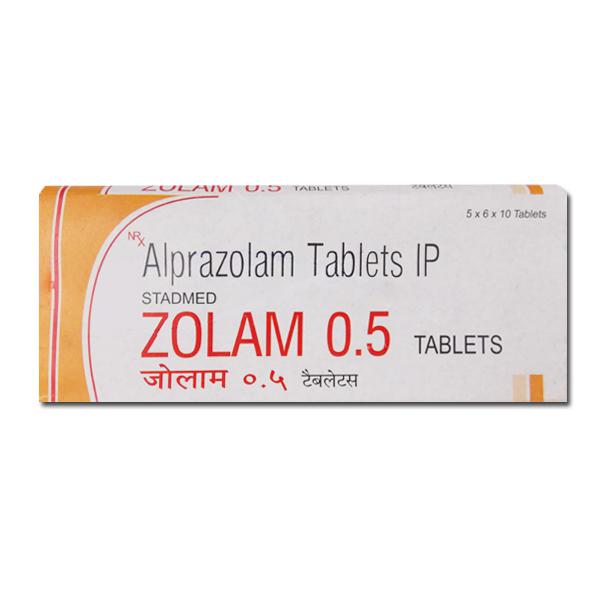 Alprazolam 0.5 mg tabletes