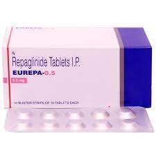 Repaglinide 0.5mg Tablet Eurepa
