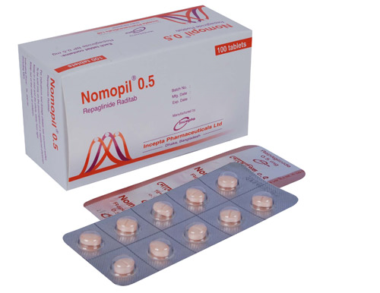 Repaglinide 0.5mg Tablet Nomopil