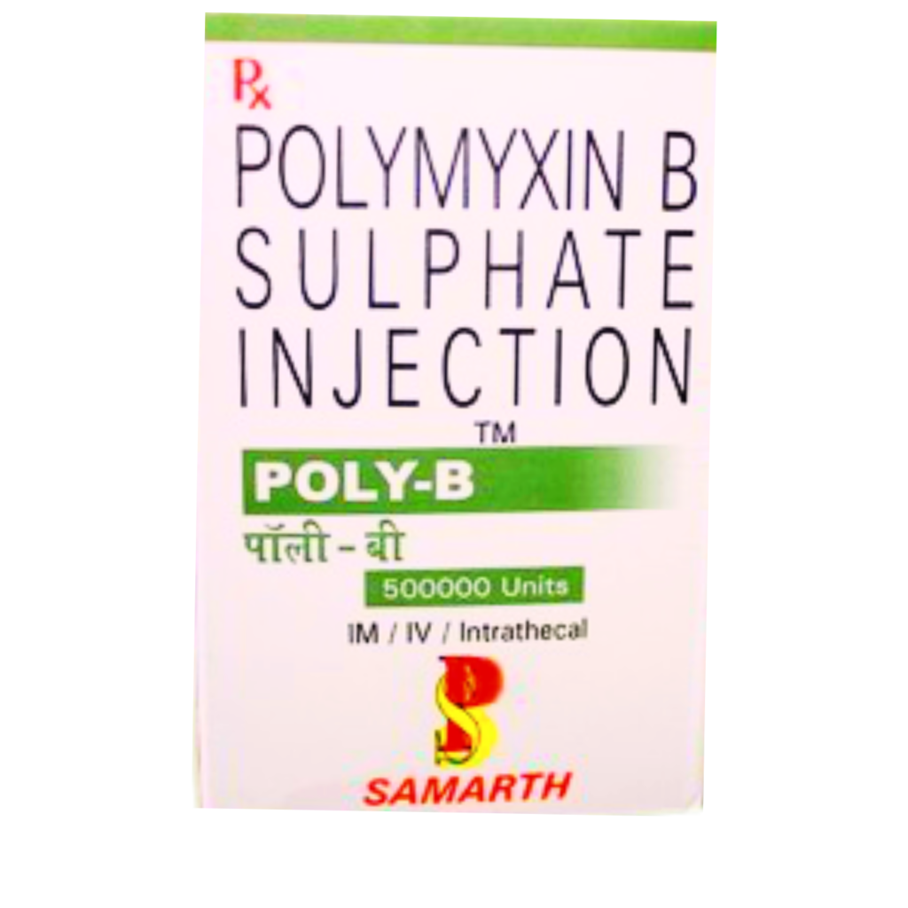 Polymyxin Injection 500000IU POLY-B | Exporter | Supplier | Distributor