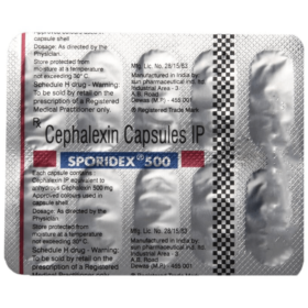 Cefalexin 250mg Sporidex