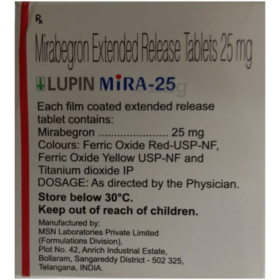 Lupin Mira 25mg tablet