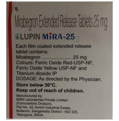 Lupin Mira 25mg tablet