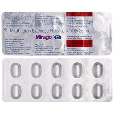 Mirago 25mg Tablet