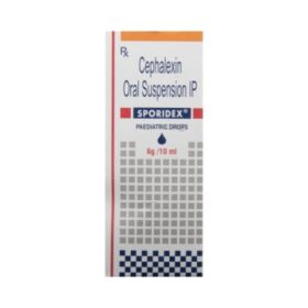 Cefalexin sporidex 10ml