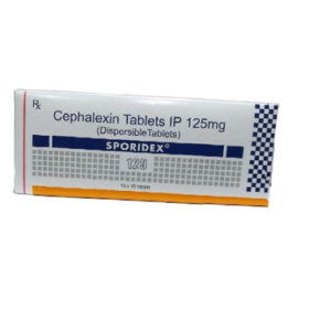 Cefalexin sporidex 125mg