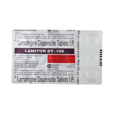 Lamitor DT 100mg Tablet