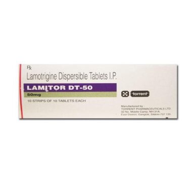 Lamitor DT 50mg Tablet