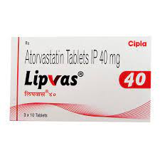 Lipvas 40mg Tablet