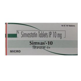 Simvas 10mg tablet