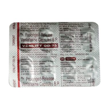 Venlift Od 75mg Capsule