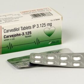 Carvejohn 3.125mg Tablet