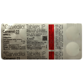 Carvenol 25mg Tablet