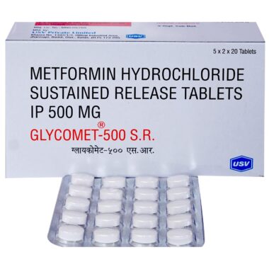 Glycomet 500mg Tablet